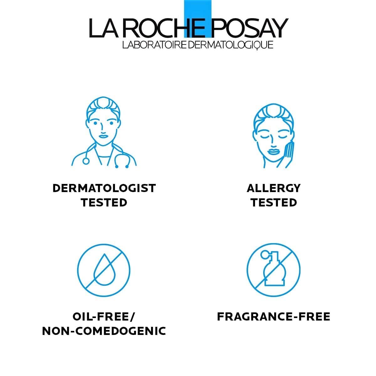 La Roche-Posay Effaclar Medicated Gel Cleanser, 2% Salicylic Acid Cleanser + LHA + Glycerin, Foaming Acne Face Wash, Helps Clear & Prevent Acne Beauty & Personal Care La Roche-Posay