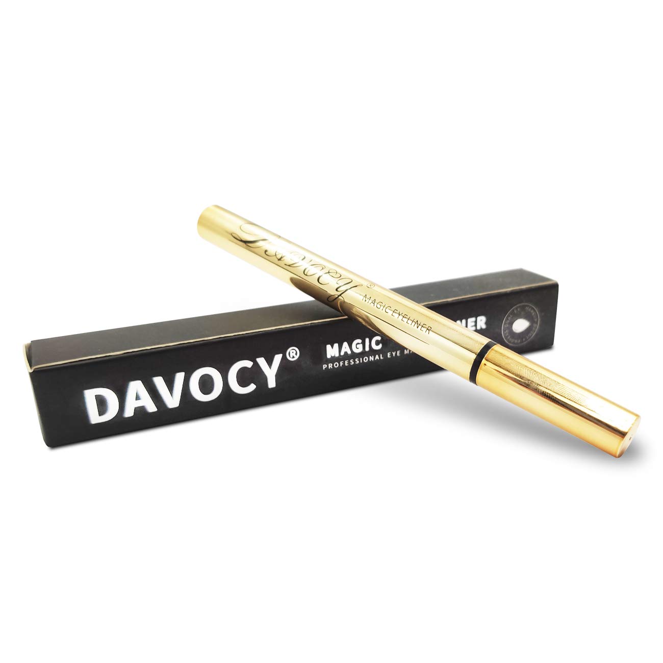 Davocy Magnetic Eyeliner for False Eyelash, No Glue Need, Suitable for Sensitive Eyes, Waterproof & oil-proof, Easy to Use for Makeup, Compatible Beauty & Personal Care Davocy
