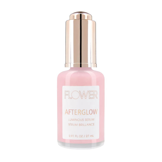 FLOWER Beauty By Drew Barrymore Afterglow Luminous Serum for Glowing Skin with Hyaluronic Acid + Niacinamide - Skin Care Facial Serum - Moisturizing + Beauty & Personal Care FLOWER