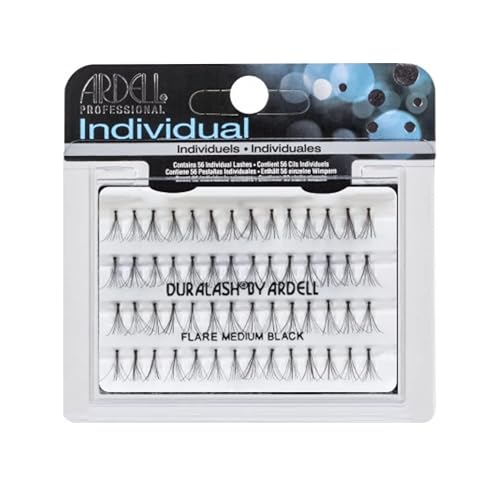 Ardell Professional Individual Duralash Flares, Medium Black 56 individual lashes (Pack of 4) Beauty & Personal Care Ardell