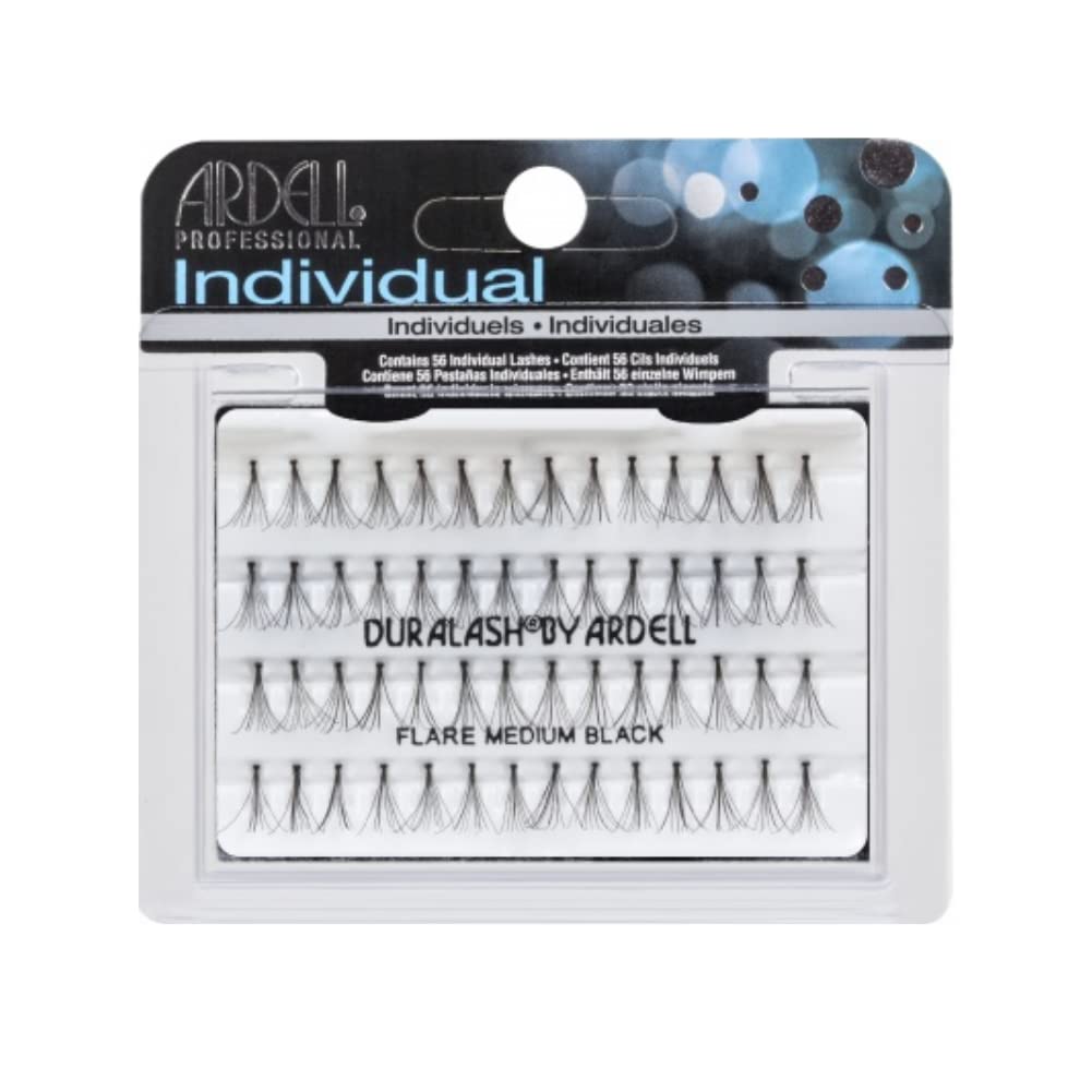 Ardell Professional Individual Duralash Flares, Medium Black 56 individual lashes (Pack of 4) Beauty & Personal Care Ardell