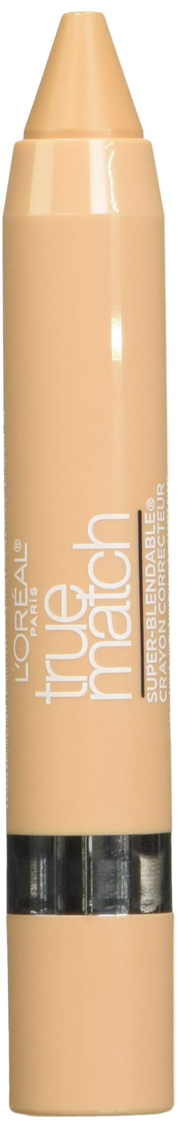 L'Oreal Paris True Match Super Blendable Crayon Concealer, Light/Medium Warm, 0.1 oz.