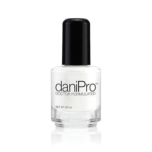 daniPro Doctor Formulated Nail Polish Just Dreamin’ - White Fingernail Polish & Toenail Polish, 0.5 oz with Undecylenic Acid, Biotin & Vitamins Beauty & Personal Care daniPro