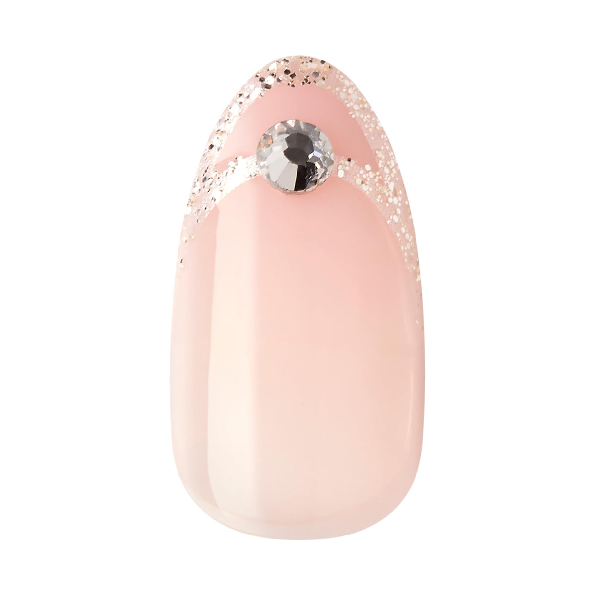 KISS imPRESS Press-On Manicure Premium Collection Fake Nails - All My Love, Pink, Aurora, Medium & Almond Shape, Easy To Apply, Super Hold, Chip