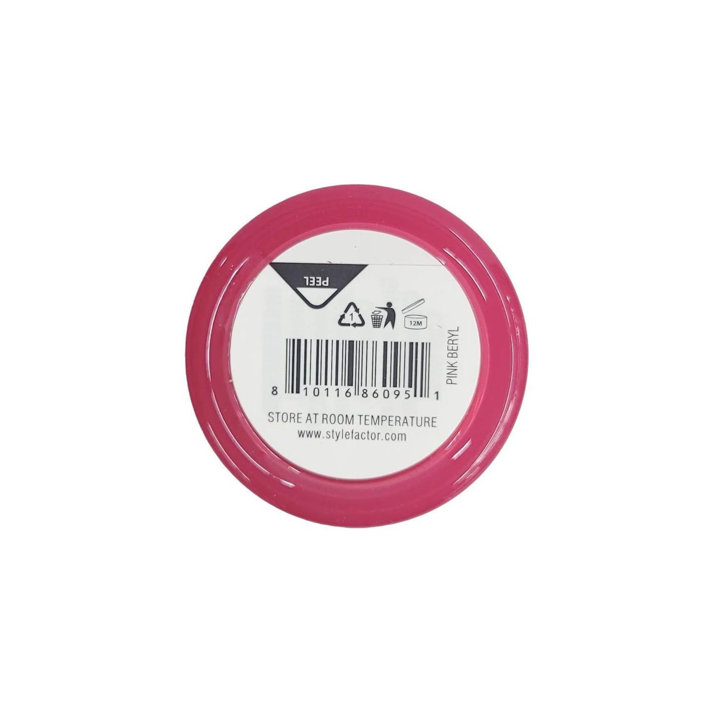 Style Factor Edge Booster Extra Strength and Moisture Rich Pomade 0.85oz Mini Travel Size (0.85oz, Pack of 1, Pink Beryl) Beauty & Personal Care Style Factor