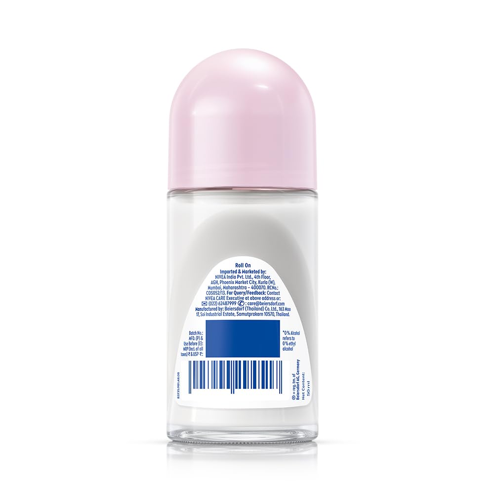 NIVEA Women Roll-On Pearl & Beauty & Whitening Smooth Skin Deodorant 50ml Each Beauty and Personal Care NIVEA