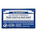 Dr. Bronner Organic Peppermint Scent Pure-Castile Bar Soap 5 oz. 1 pk - Case of: 12; Each Pack Qty: 112 Beauty & Personal Care Dr. Bronner's