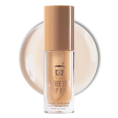 Jeffree Star Cosmetics Lip Oils, 0.17 oz, Moisturizing, Vegan, 5 Colors (Caramel Latte) Beauty & Personal Care Jeffree Star