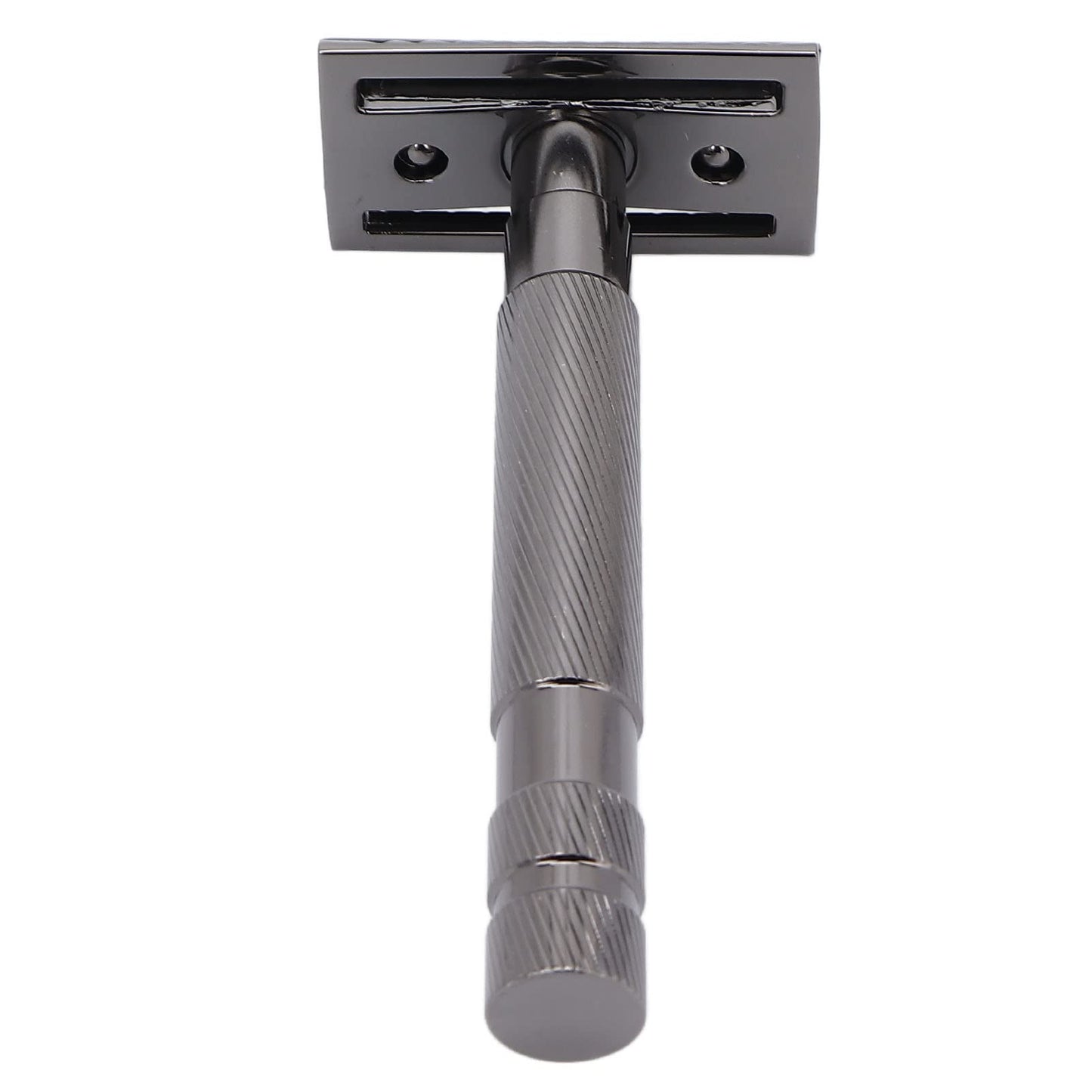 Vintage Style Double Edge Safety Razor for Men - Smooth & Accurate Shave, Ergonomic Nonslip Handle, Durable Premium Zinc Alloy Construction (Black) Beauty and Personal Care Ymiko