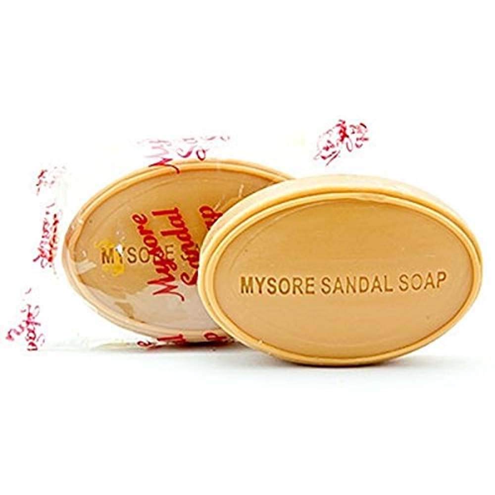 Mysore Sandal Soaps Pack of 4 (75 gr. Bars) Beauty & Personal Care Mysore Sandal