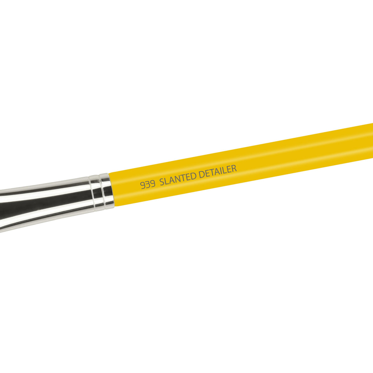Bdellium Tools Professional Makeup Brush - Studio Series 939 Slanted Detailer - With Soft Synthetic Fibers, For Precise Contouring (Yellow, 1pc)