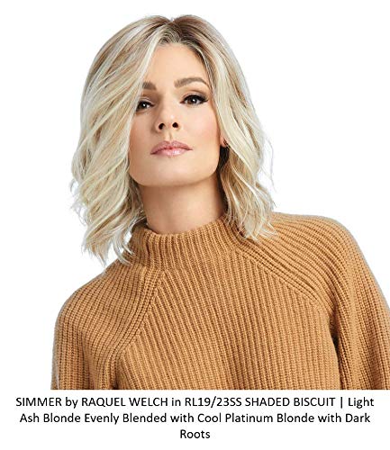 SIMMER Lace Front 6 PC Bundle: SIMMER wig, 4oz Mara Ray Luxury Shampoo & Conditioner, Comb, Beige Wig Cap, 19 Page Belle of Hope Q & A Guide (RL8/29) Beauty & Personal Care Raquel Welch, Mara Ray Belle of Hope, Beauty Town