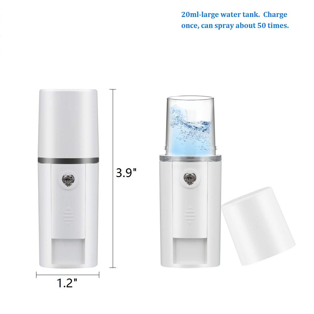 Nano Facial Mister Portable Mini Face Mist Handy Sprayer Automatic Eyelash Extensions Cool Facial Steamer Beauty & Personal Care MINI LOP