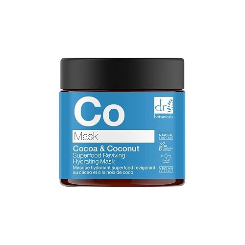 Dr Botanicals Natural Skincare Cocoa & Coconut Superfood Reviving Hydrating Mask 60ml/2.02 Fl Oz Beauty & Personal Care Dr Botanicals