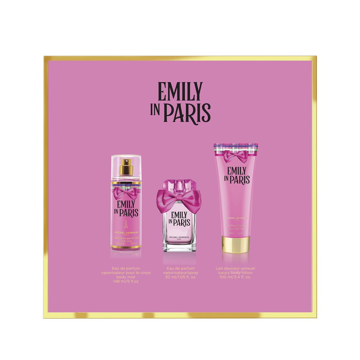 Emily in Paris 3-Piece Gift Set Beauty & Personal Care Michel Germain