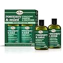 Difeel Rosemary and Mint Hair Strengthening Shampoo 12 oz & Conditioner with Biotin 12 oz 2-PC Boxed Set - Sulfate Free Shampoo & Conditioner, Paraben Beauty & Personal Care Difeel