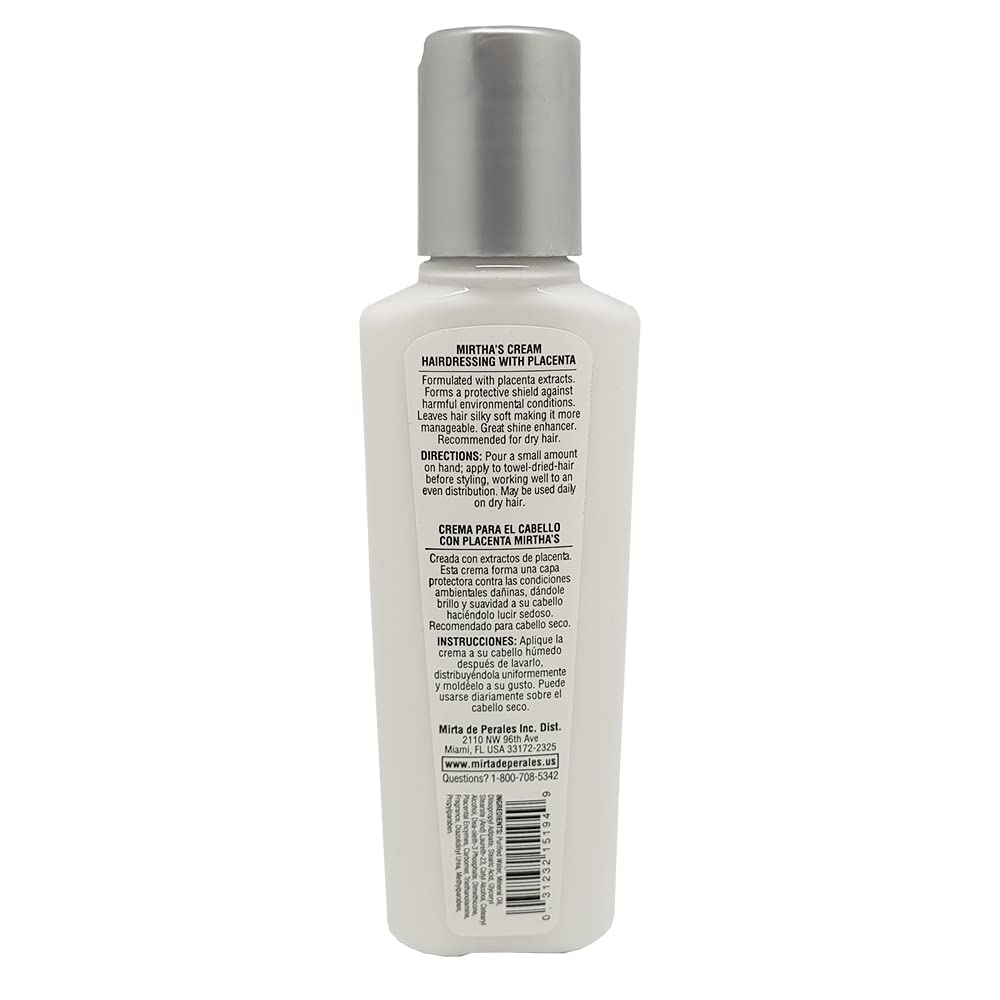 Mirta De Perales Mirtha's Mirtha's Hairdressing With Placenta, 4 Ounce Beauty & Personal Care Mirta De Perales