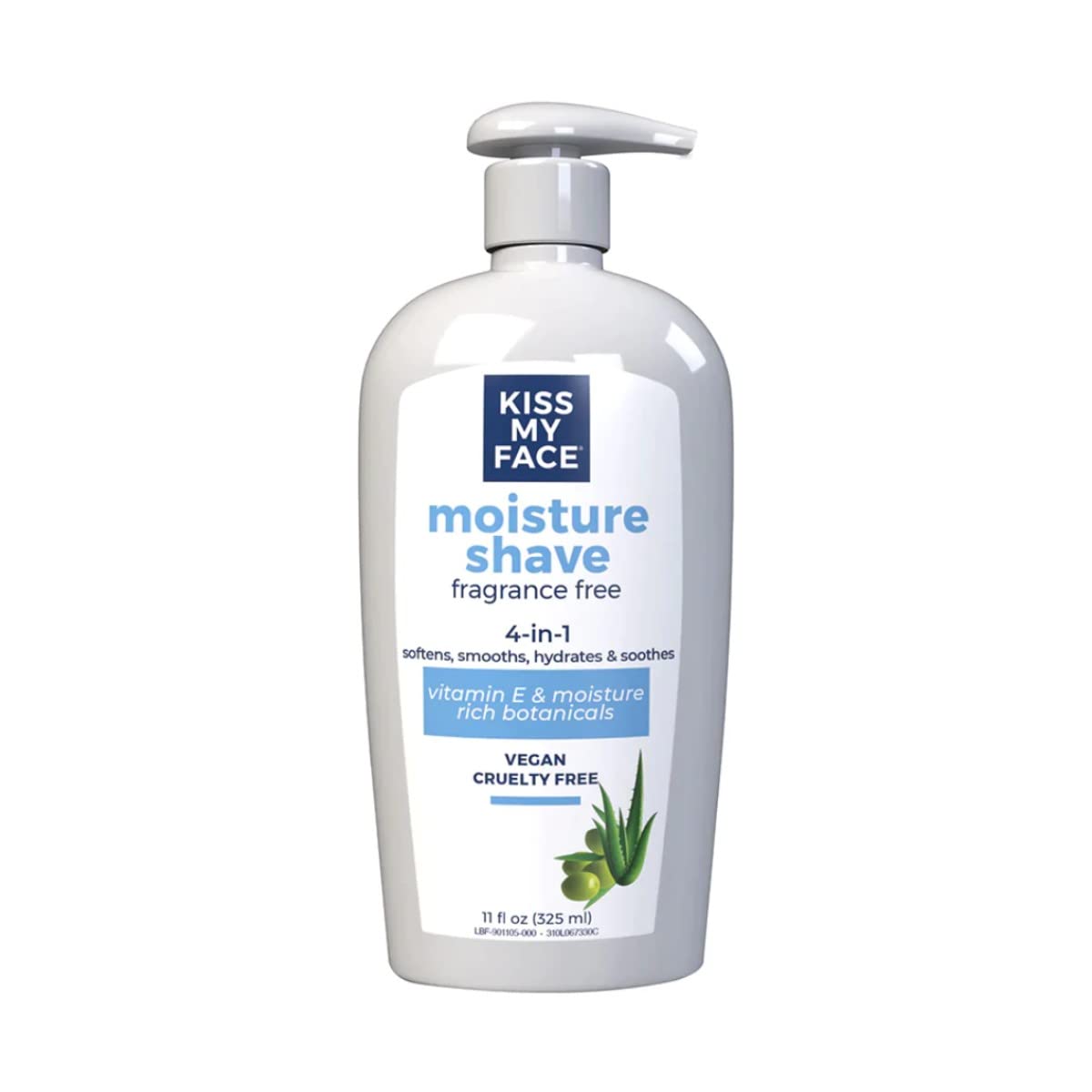 Kiss My Face 4 in1 Moisture Shave, Fragrance Free 11 oz (Pack of 11) Beauty and Personal Care Kiss My Face