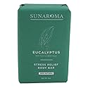 Sunaroma Soap Bar Eucalyptus With Tea Tree + Ginger 8 Ounce (2 Pack) Beauty & Personal Care SUNAROMA