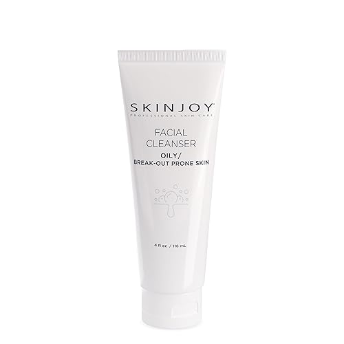 Skinjoy Facial Cleanser for Oily and Break-Out Prone Skin, Gentle Face Wash, Makeup Remover, Gluten-Free, Paraben-Free, Sulfate-Free - 4 fl oz Beauty & Personal Care Skinjoy
