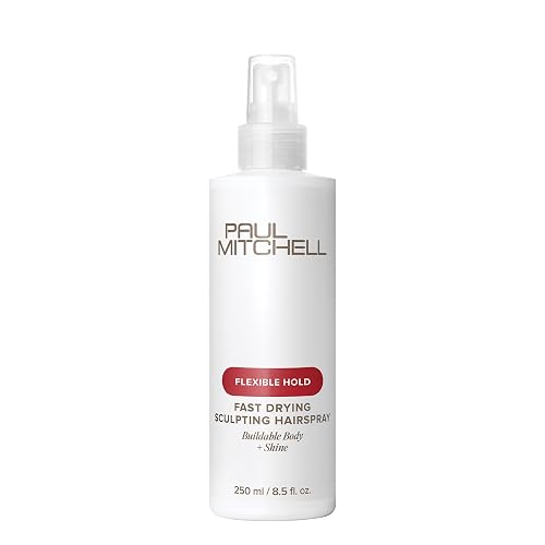 Paul Mitchell Fast Drying Sculpting Hairspray, Flexible Hold, Buildable Body + Shine, For All Hair Types, 8.5 fl oz Beauty & Personal Care Paul Mitchell