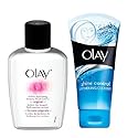 Olay Active Hydrating Beauty Fluid Lotion, 6 Fl Oz with Bonus Olay Shine Control Lathering Cleanser 5 Oz Beauty & Personal Care Olay