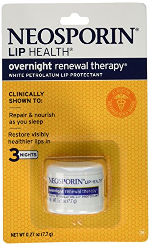 Neosporin Overnight Lip Health Renewal Therapy 0.27 Ounce Jar (8ml)pack of 4 Beauty and Personal Care Neosporin
