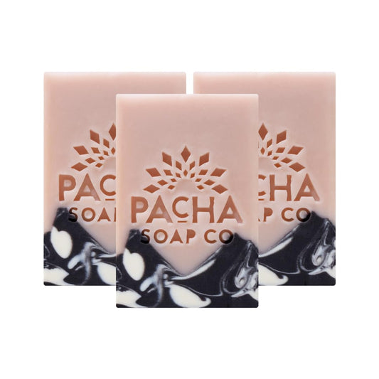 Pacha Soap Co. Bar Soap, White Blossom & Fig - Premium, Handcrafted, Hydrating Bar Soap for Face, Hands & Body, Soothing Essential Oils, Clean Beauty & Personal Care Pacha Soap Co