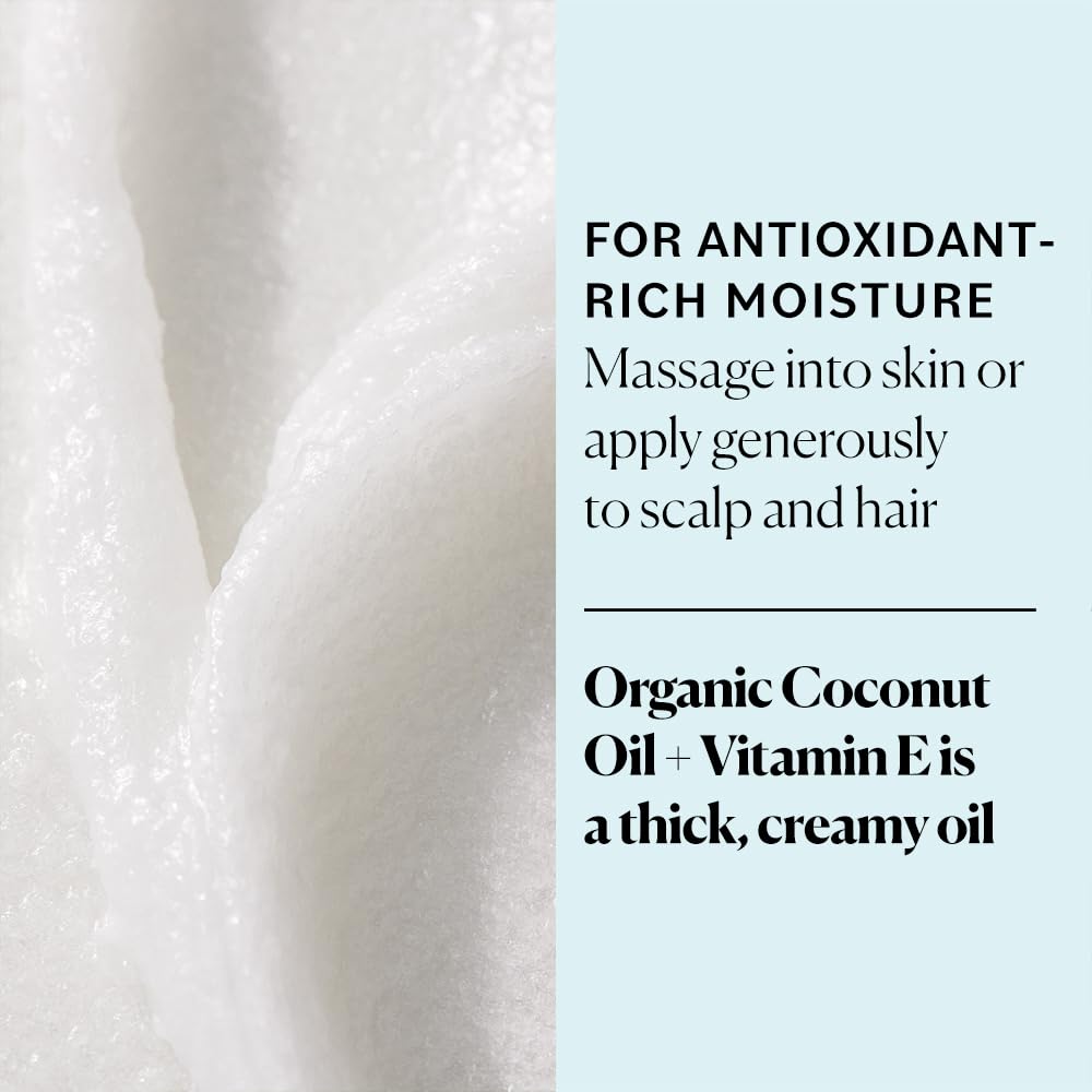 Sky Organics - Organic Coconut Oil & Vitamin E, 16.9 fl oz - Skin & Hair Ultra-Hydrating Oil - Fatty Acids & Antioxidants Beauty & Personal Care Sky Organics