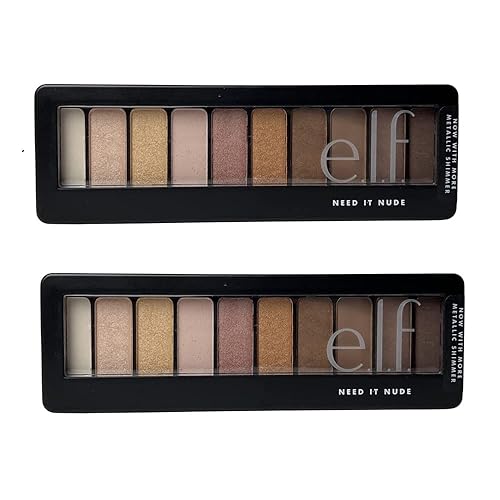 e.l.f. Pack of 2 Eyeshadow Palette, Need it Nude 83279 Beauty & Personal Care e.l.f.