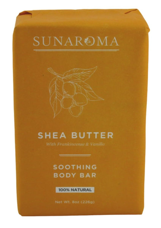 Sunaroma Soap Bar Shea Butter 8 Ounce (Pack of 2) Beauty & Personal Care SUNAROMA
