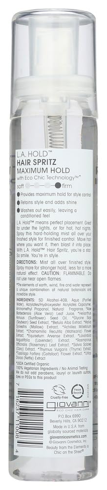 Giovanni Cosmetics Hair Spray La Hold Beauty & Personal Care GIOVANNI