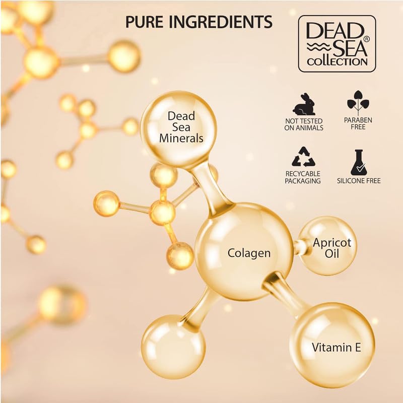 Dead Sea Collection Moisturising Night Face Cream with 3X Collagen - Anti Aging Nourishing Facial Moisturiser with Dead Sea Minerals and Vitamin E Beauty & Personal Care Dead Sea Collection