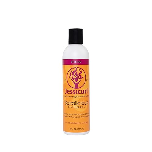 Jessicurl Spiralicious Gel, 8 Fl oz - Hair Gel for Curly Hair and Frizz Control, No Fragrance Added, for all hair types Beauty & Personal Care Jessicurl
