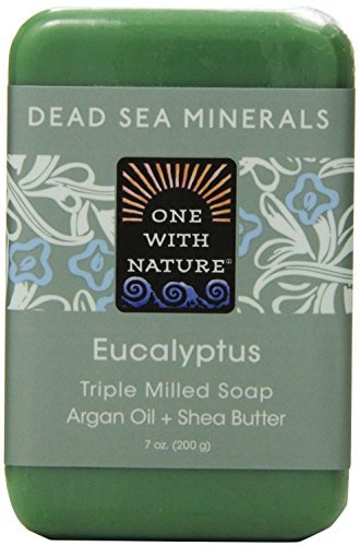 One With Nature Eucalyptus Soap (Pack Of 3) With Dead Sea Minerals, Argan Oil, Shea And Eucalyptus Essential Oil, 7 Oz. Each Beauty & Personal Care One For All
