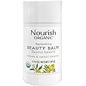 Nourish Organic Beauty Balm, Argan & Sweet Orange - Face, Lip, Hand & Body Moisturizer with Organic Coconut Oil, Shea, Cocoa Butter, 1.75 Oz + Beauty & Personal Care Nourish Organic