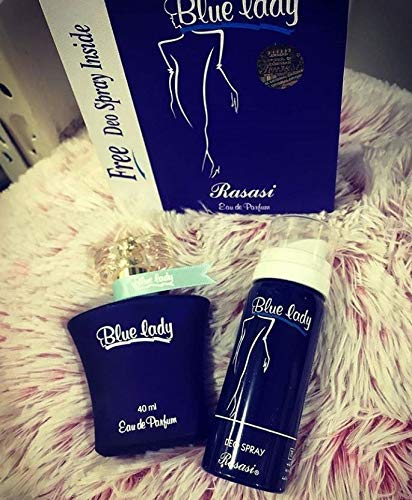 RASASI Blue lady for Women EDP-40ml with Deo | Aquatic Pour Homme Spray | Unique Refreshing Mint and Citrus Notes with warm Woody notes Beauty & Personal Care RASASI