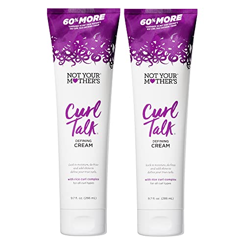 Not Your Mother's Curl Talk Defining Cream (2-Pack) - 9.7 fl oz - Definition for Curly Hair - Moisturize, Condition, Protect, and Enhance Curls Beauty & Personal Care Not Your Mother's