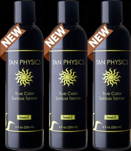 Lot of 3 bottle of Tan Physics Sunless Tanner Sunless Tanner Beauty & Personal Care Tan Physics