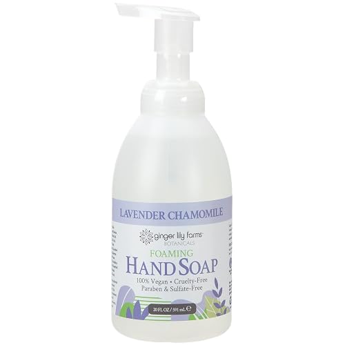 Ginger Lily Farms Botanicals All-Purpose Foaming Hand Soap Refill, 100% Vegan & Cruelty-Free, Lavender Chamomile Scent, 20 Fl Oz (Pack of 1) Beauty & Personal Care Ginger Lily Farms
