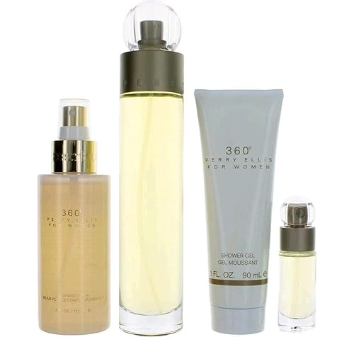 Perry Ellis Fragrances 360 for Women, 4-piece Gift Set Beauty & Personal Care Perry Ellis