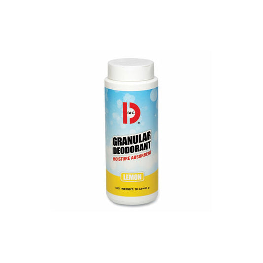Big D 150 Granular Deodorant Moisture Absorbent, Lemon Fragrance, 16 oz (Pack of 12) - Absorbs accidental spills for easy clean-up - Ideal for use in Beauty and Personal Care Big D