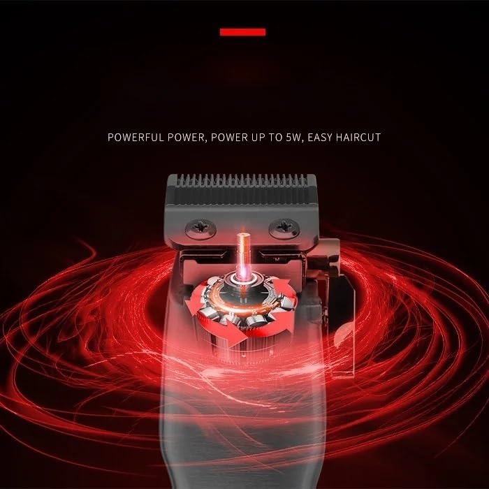 GLESVOWIO Mens Hair Clippers Professional Trimmer Men's Clipper Cordless Electric USB Charging LCD Display Barber Cutting Machine Beauty and Personal Care GLESVOWIO