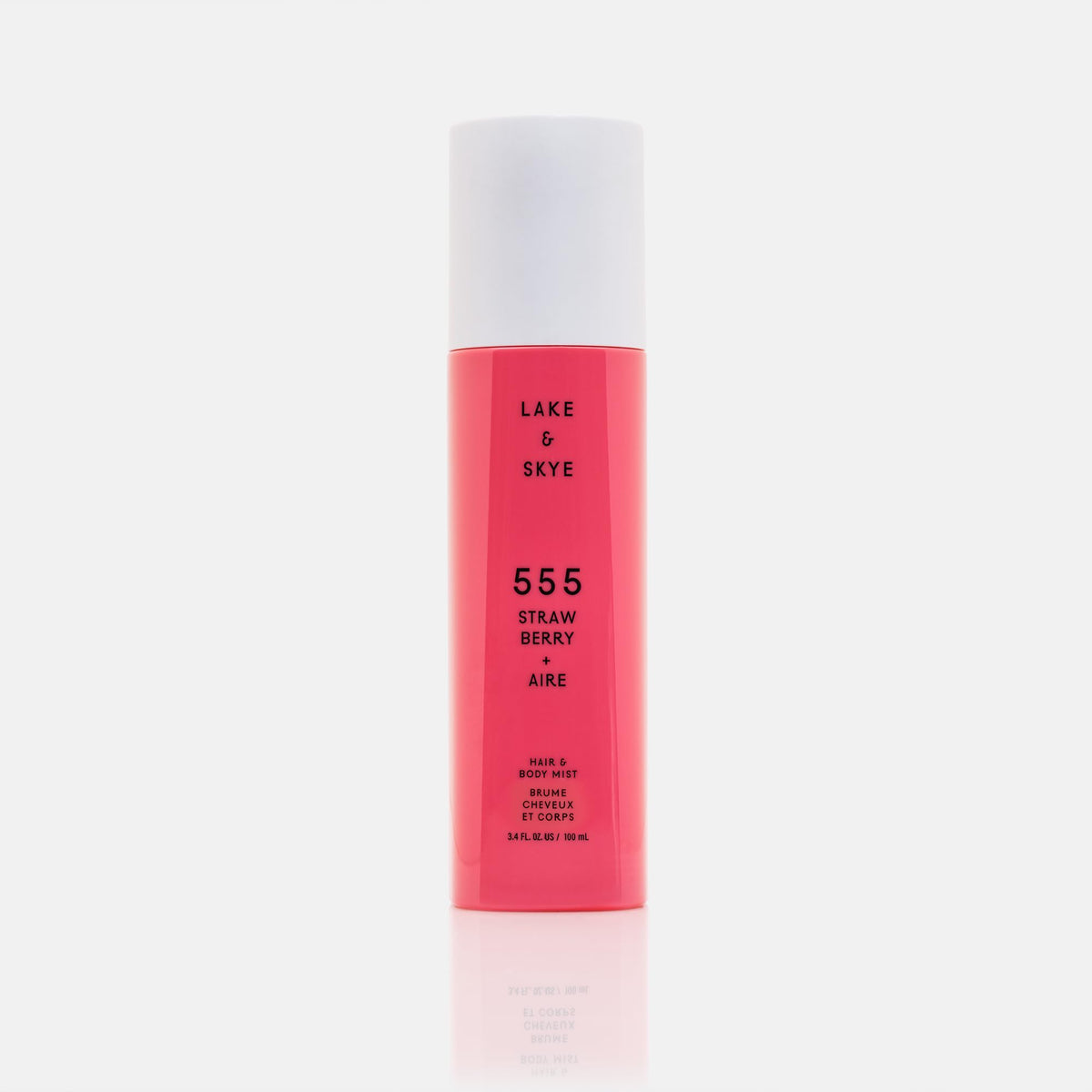 Lake & Skye, 555, Strawberry + Aire Hair & Body Mist - 3.4 oz