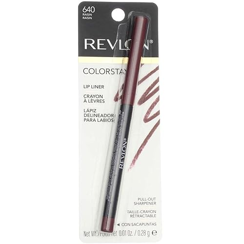 REVLON ColorStay Lipliner with SoftFlex, Raisin 640, 0.01 Ounce (Pack of 2) Beauty & Personal Care REVLON