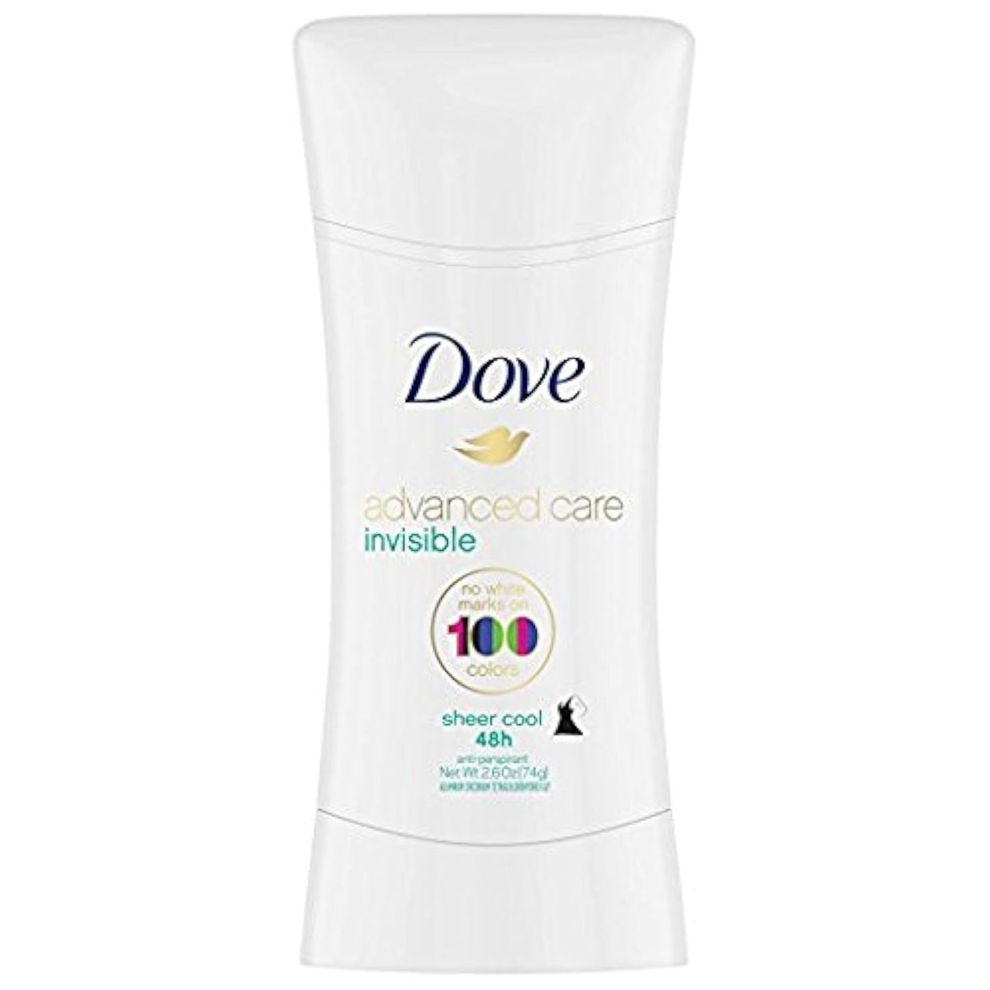Dove Advanced Care Invisible Antiperspirant, Sheer Cool, 2.6 oz (Pack of 2) Beauty and Personal Care Dove