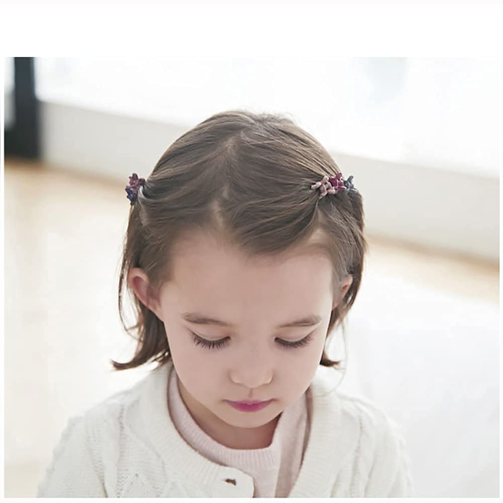 80 Piece Mini Hair Clips for Girls,Cute Candy Colors Flower Hair Pins for Toddlers Bangs Kids Children and Women Hair Bangs Little Clips Accessories Beauty & Personal Care Comelyjewel