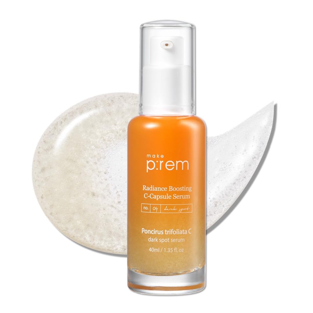 [Make p:rem] Poncirus trifoliata C Dark spot serum | Skin clearing serum | Uneven Skin Tone Treatment | Vitamin serum C face | 40ml, 1.35 fl.oz. | Beauty & Personal Care MAKEP:REM