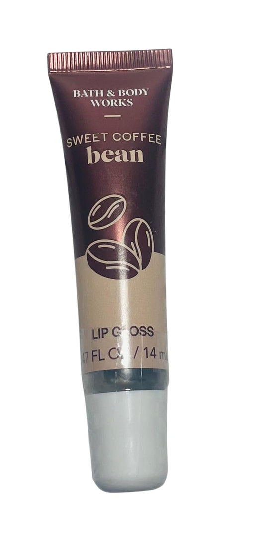 Bath & Body Works Sweet Coffee Bean Lip Gloss 0.47 Fl Oz Full Size Beauty & Personal Care Bath & Body Works