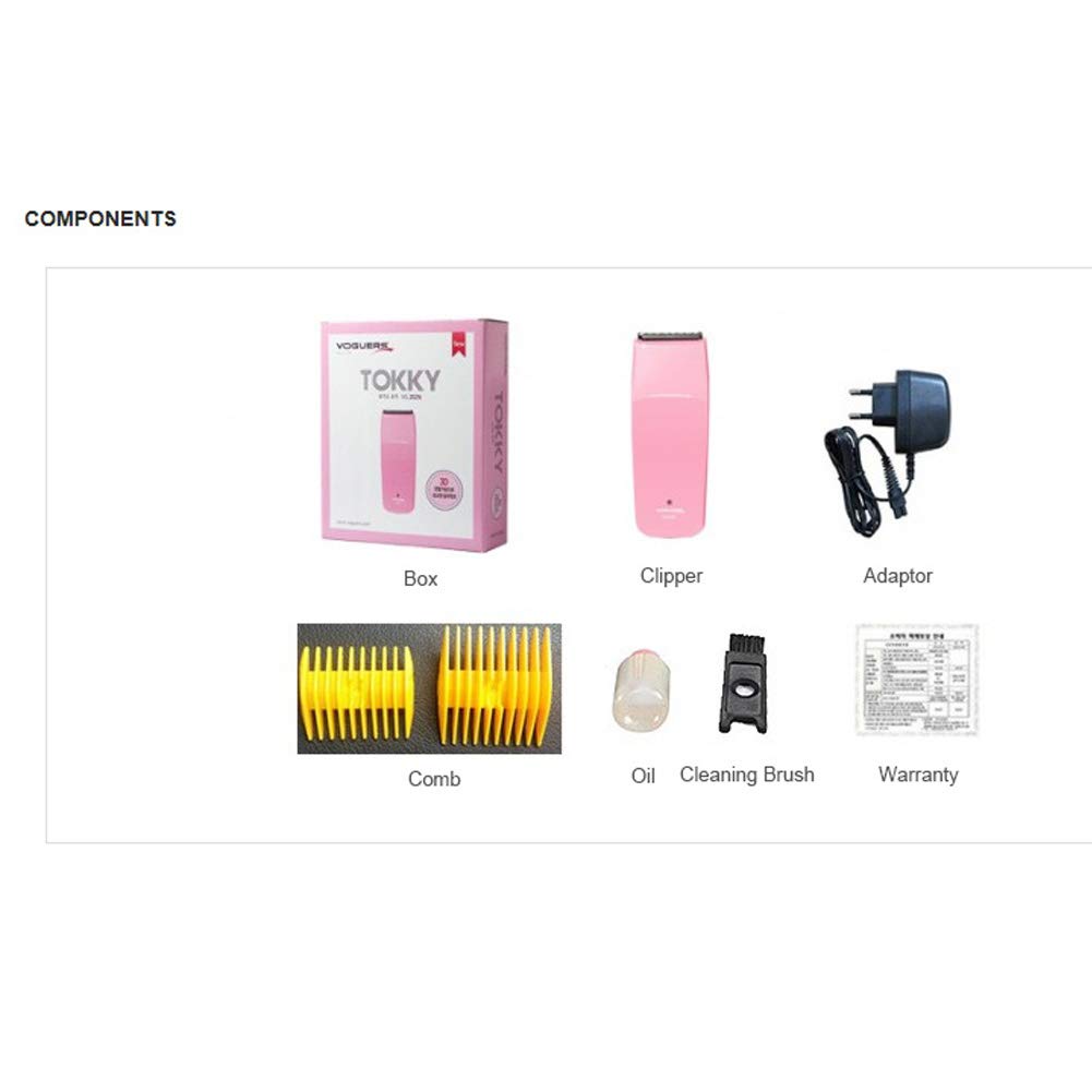Voguers Tokky VG202N Electric Rechargeable Trimmer Downy Hair Fuzz Grooming Beauty and Personal Care [VoguersOEM]